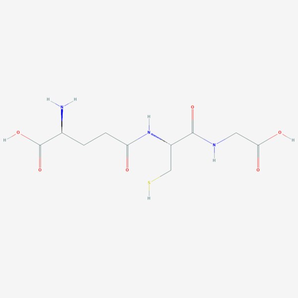 chemical structure of glutathione Glutathione main image 0